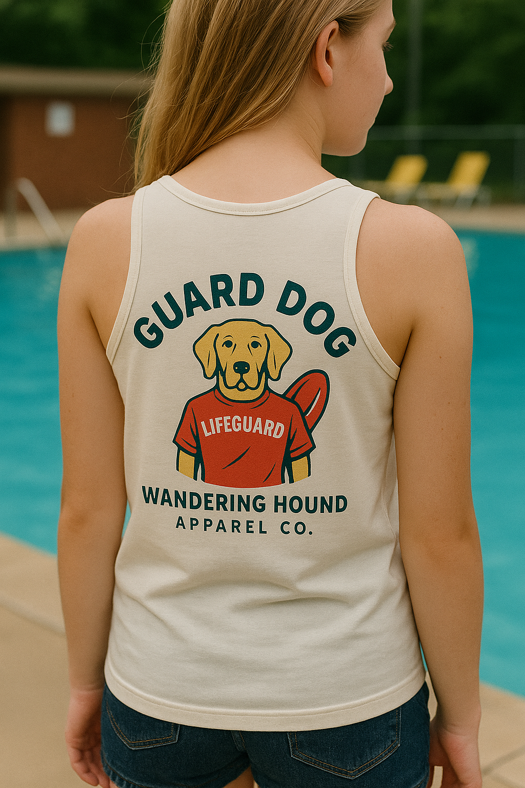 Wandering Hound Lifeguard Dog Tank Top