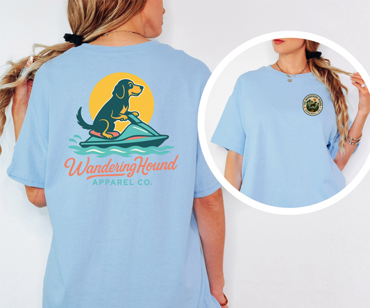 Wandering Hound Apparel Jetski Dog shirt 0004