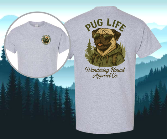 Wandering Hound Apparel Pug Life T-shirt 0011